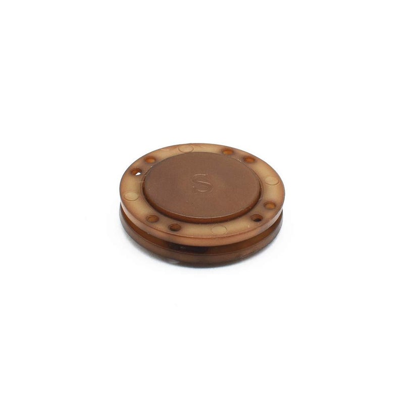 Magerial 41L Magnetic Coat Buttons 26mm/1â€ Invisible Hidden Sewing Button Nylon with Magnets Inside for Coat Jacket Suitcase Bag Windbreaker Pajamas FBM Shipment 6pcs (26mm, Brown) - Image 2